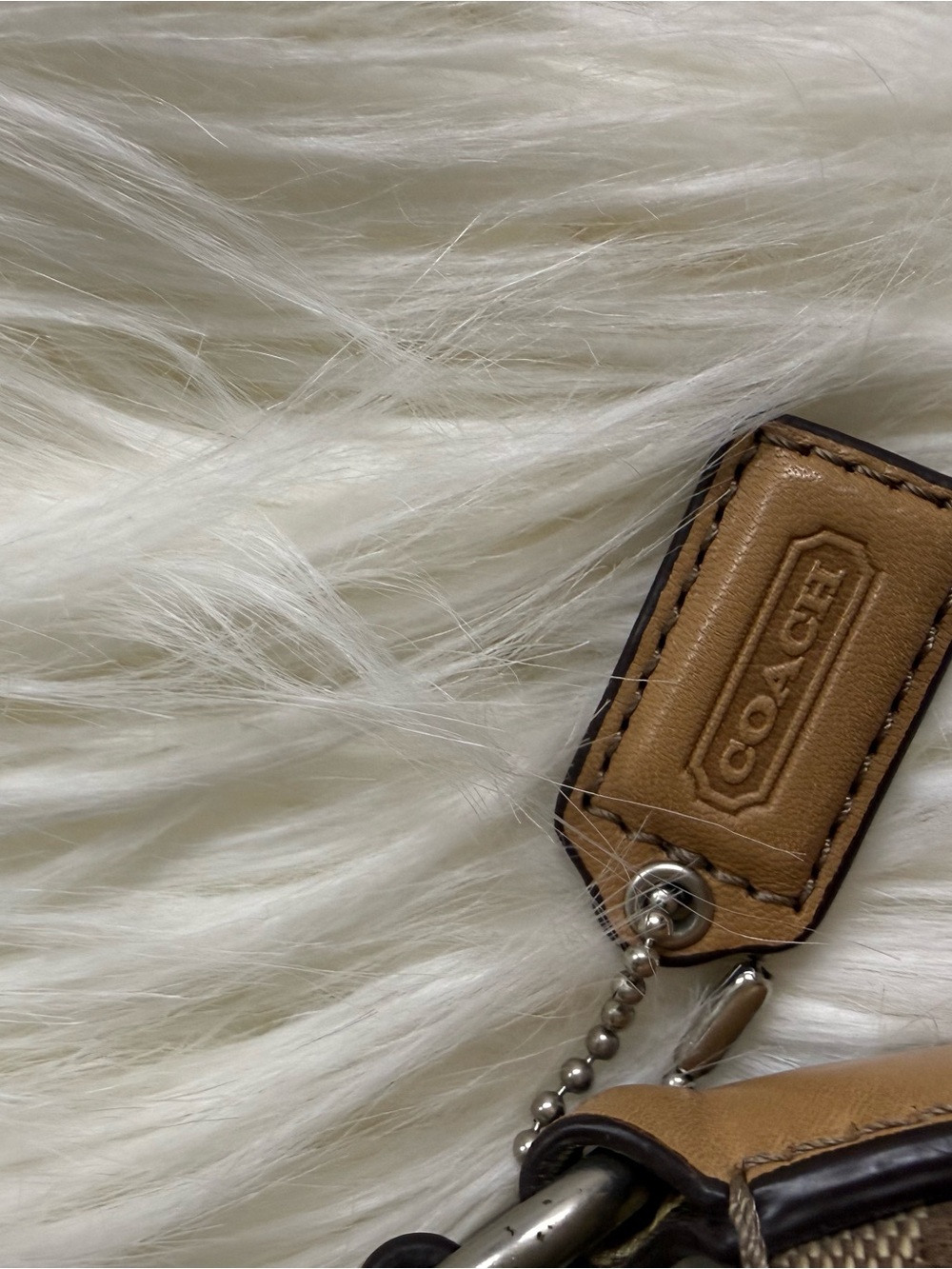 Coach Mini Bag in Tan and Brown Signature Canvas - Picture 3 of 4